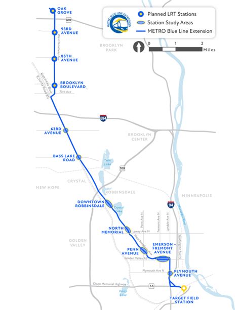 Minneapolis Light Rail Route Map