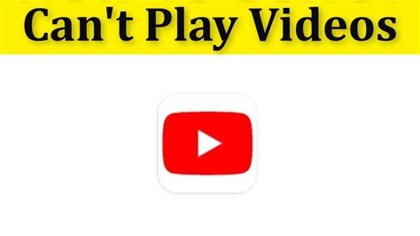 How To Fix Can T Play Videos On Youtube Android Ios Youtube Videos