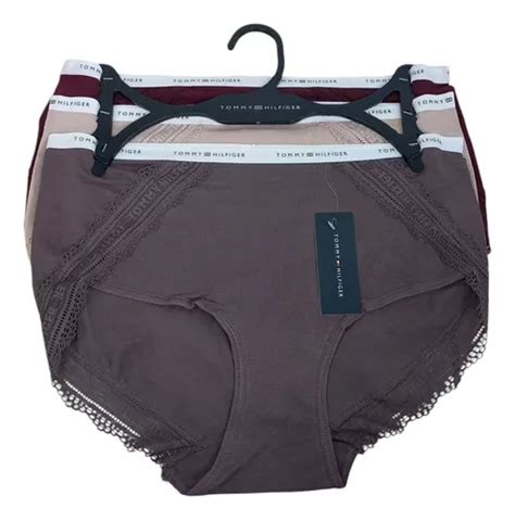 Pack De Calzones Bikini Tommy Hilfiger Originales Talla M Meses Sin Inter S