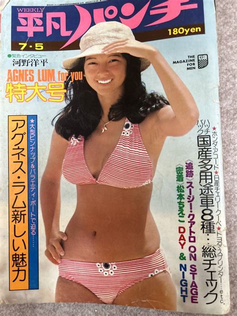 【全体的に状態が悪い】週刊プレイボーイ 1976年 昭和51年7月5日 欠品アグネスラムピンナップ アグネスラム 朝加真由美ピンナップとグラビア 状態悪の落札情報詳細 ヤフオク落札価格検索