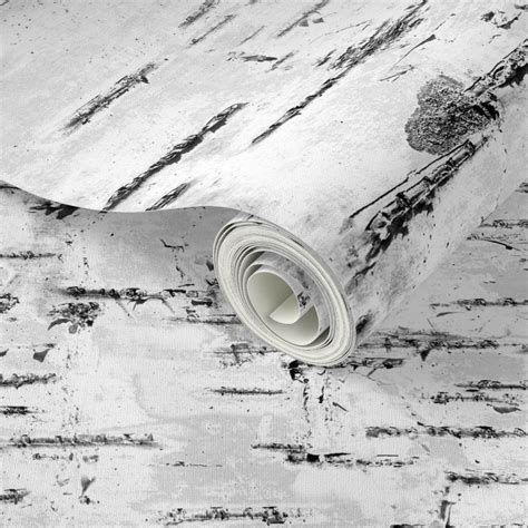 Faux Birch Bark Wallpaper Birch Bark By Art Katerina Etsy