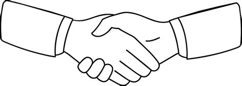 Handshake Clipart Free Clipart 43049175 Vector Art At Vecteezy