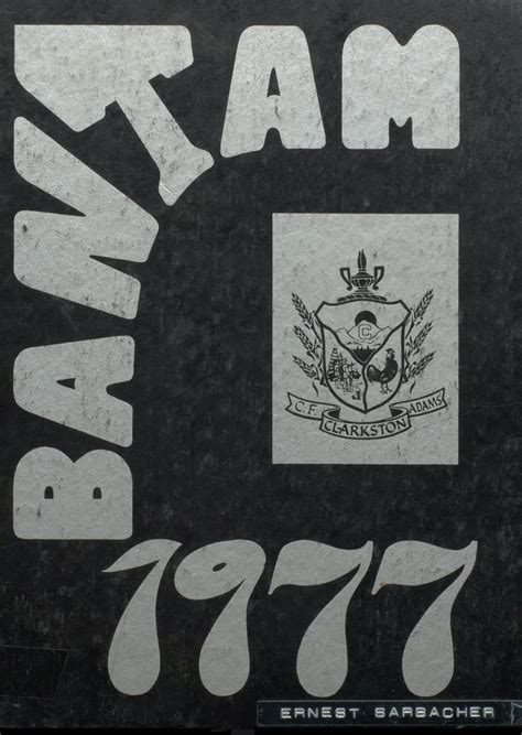 1977 Yearbook From Clarkston Adams High School From Clarkston Washington