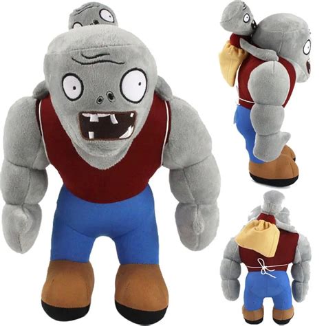 Cartoon Plants VS Zombies Gargantuar Zombie Plush Toys PVZ Plush Soft ...