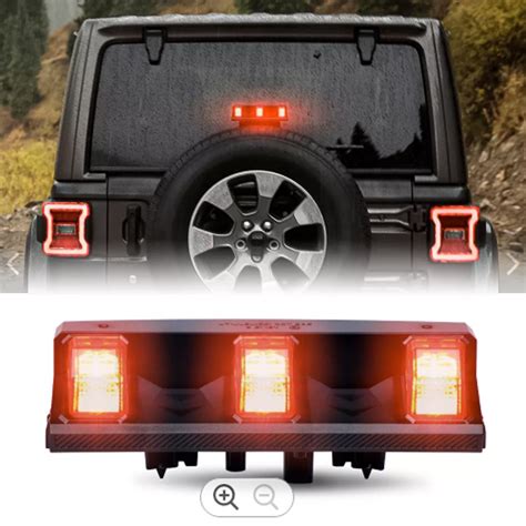 2018 Jeep Wrangler Jl Jeep Wrangler Unlimited Jl Led High Mount 3rd Brake Light Hid Vision