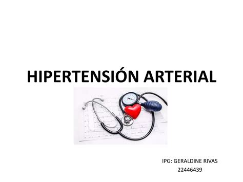 HipertensiÓn Arterial Geralseminariopptx Descarga Gratuita