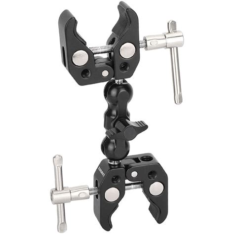 CAMVATE Two Super Clamps With Double Ball Head Mount C3298 B H