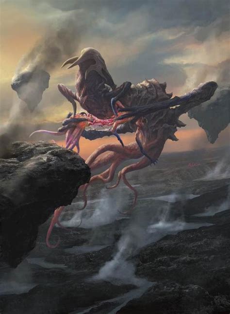 Smothering Abomination MtG Art From Battle For Zendikar Set By Aleksi