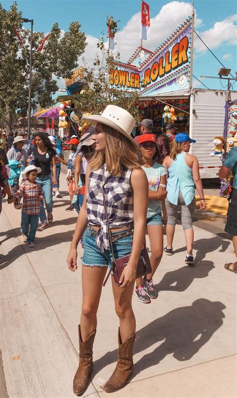 How To Spend A Day At The Calgary Stampede Canada Stampede Outfit