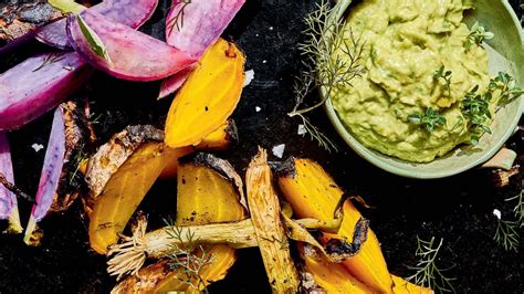 Crudit S With Grilled Green Goddess Dip Recipe Epicurious