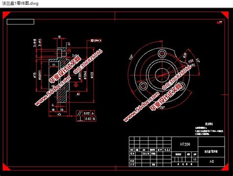 法兰盘1加工工艺设计含cad零件图夹具图工艺夹具56设计资料网