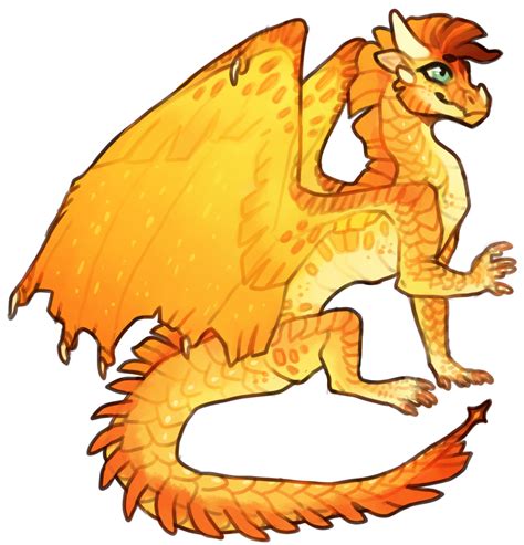 A Sunny By Spookapi Wings Of Fire Dragons Wings Of Fire Dragon Wings