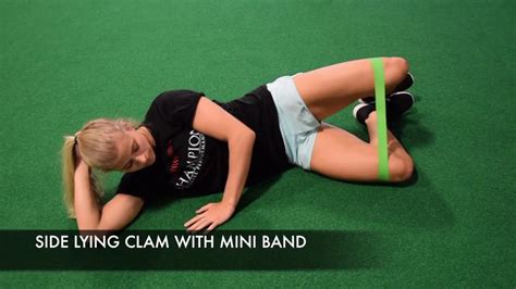 Side Lying Clam With Mini Band Youtube