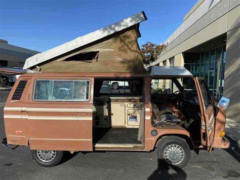 Volkswagen Vanagon Brown Rwd Manual Campmobile Classic