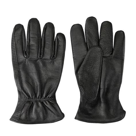 Taille S Gants De Travail Noirs Pour Conducteurs De Moto En Cuir De