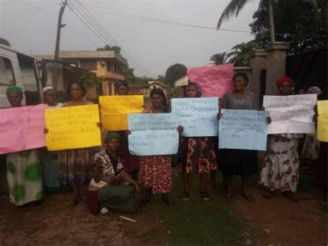 Over Anambra Women Defy Social Distance Order Protest Over Land