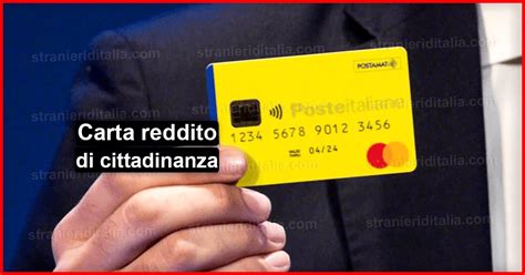 Carta Reddito Di Cittadinanza Che Cos E Come Funziona