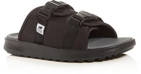 New Balance Mens Escape Slide Sandals In Black For Men Lyst