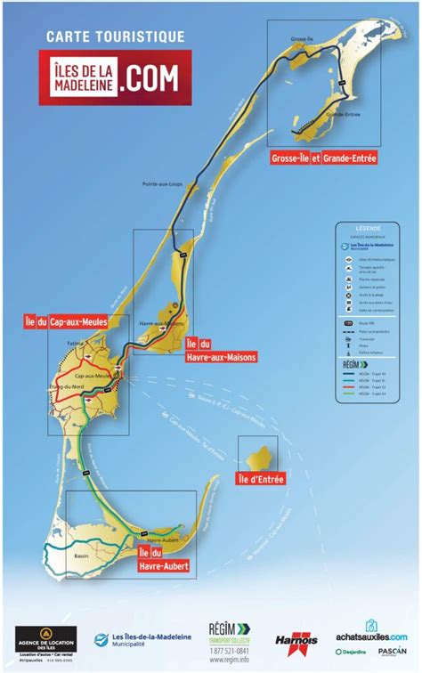 Carte Des Les De La Madeleine