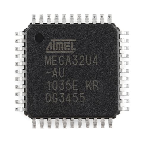 ATMega32U4 TQFP ATMEL 44 Pin 16 MHz 32KB Arduino Leo Electronilab