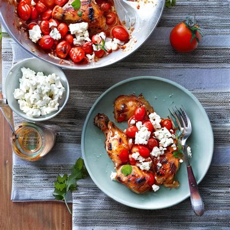 Griechisches H Hnchen Mit Tomate Und Feta