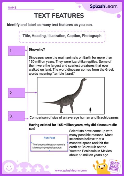 Text Features 5th Grade Ela Worksheets And Answer Key Worksheets