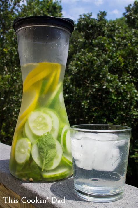 Cucumber, Lemon, & Mint Water