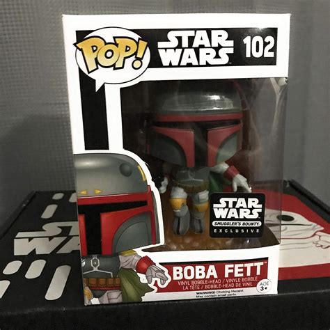 Funko Pop Star Wars Boba Fett Action Figure Exclusive Smuggler S