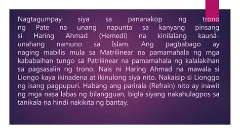 Aralin Liongo Mga Pamantayan Sa Pagsasaling Wika Naglalahad Ppt