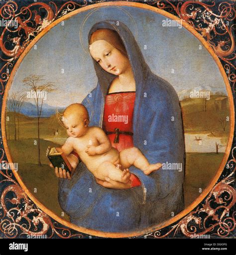 Madonna And Child By Raphael 1504 Stock Photo Alamy