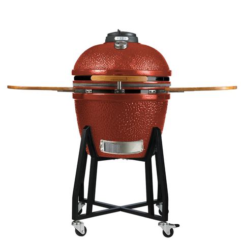 Vision Grills Hd Series Charcoal Kamado Grill In Red B R C Ax S The