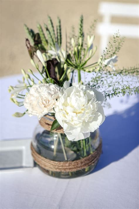 Composition Florale Blanche Ma D Co De Mariage Et V Nement En Blanc