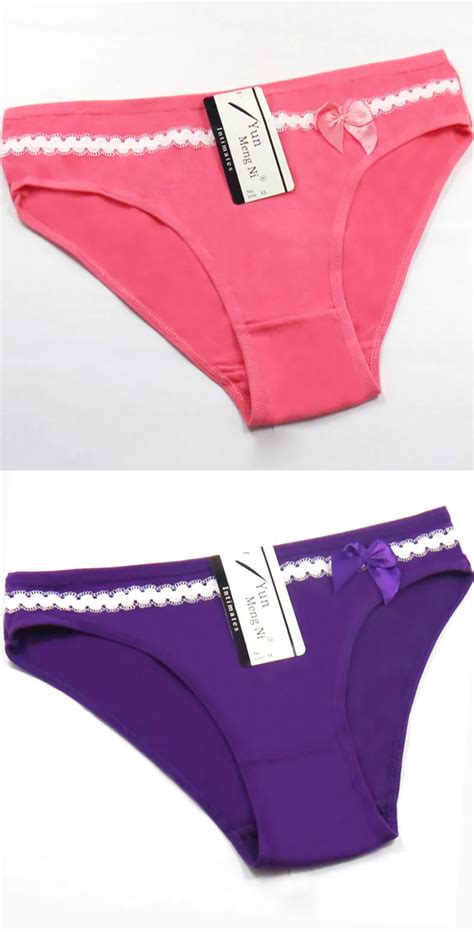 Yun Meng Ni Sexy Girls Panties Quality Cotton Women Panties Ladies