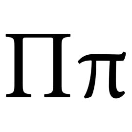 Greek Letter – Pi | Free Stencil Gallery