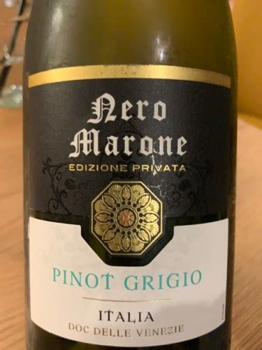 Nero Marone Edizione Privata Pinot Grigio Vivino Brasil