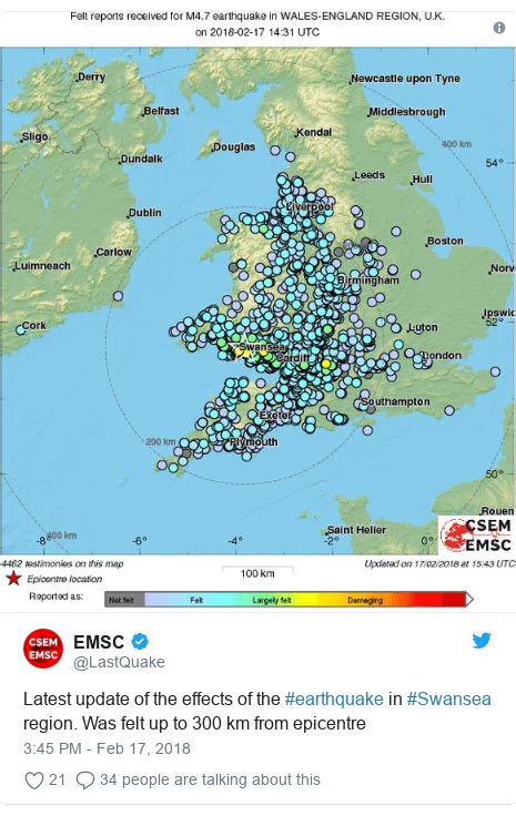 Earthquake Felt Across Much Of England And Wales Bbc News