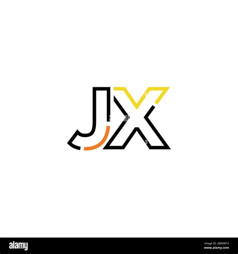 Letter Jx Logo Icon Design Template Elements Stock Vector Image And Art Alamy