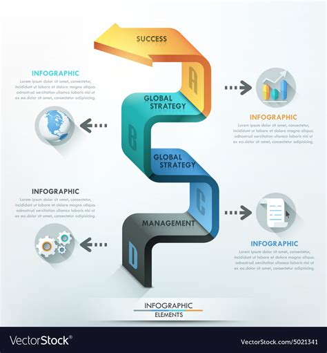 Modern Infographics Options Banner Royalty Free Vector Image