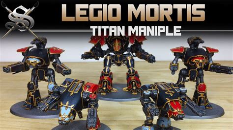 Legio Mortis Titan Maniple Fully Magnetised Adeptus Titanicus