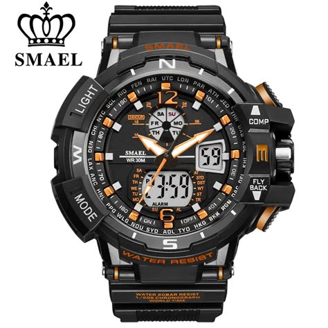 SMAEL Sport Watch Men 2018 Clock Male LED Digital Quartz Wrist Watches