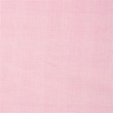 Linen Shirting Pink Check Bloomsbury Square Dressmaking Fabric