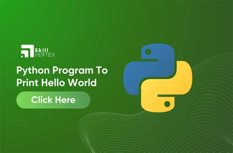 Python Program To Print Hello World