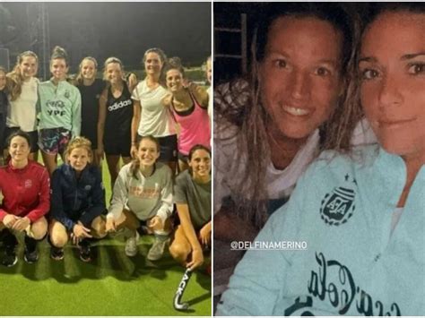 La Leona Agustina Albertario Pos Con El Buzo De Un Futbolista De La