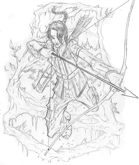 Katniss Everdeen Coloring Pages