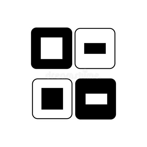 Day And Night Mode Buttons With Geometrical Form Stock Vector