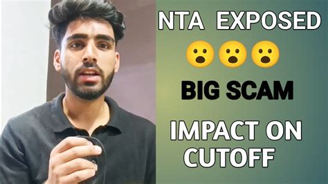 Neet Cutoff Nta Big Scam Exposed Neet Neet Result Youtube