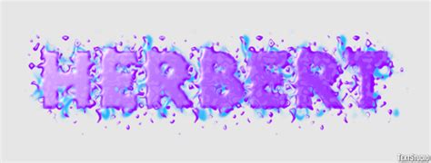 Herbert Text Effect And Logo Design Name