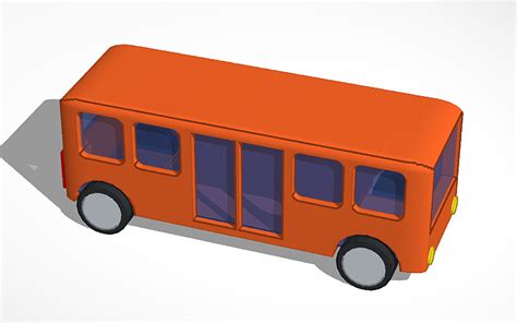 3D design Автобус - Tinkercad