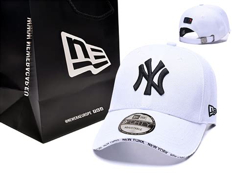 Topi Ny Baseball Newyork New York Yankees Import Mlb Cap Putih Hitam