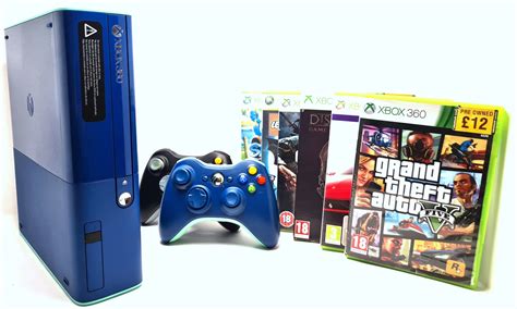 Xbox 360 E Limited Edition Blue 500gb Gry Kraków Kup Teraz Na